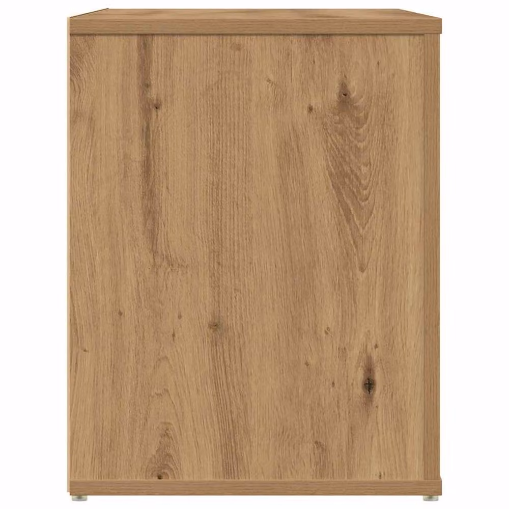 Berkfield Home Artisan Oak Shoe Bench in Brown, W/D/H: 100 x 35 x 45 cm – 3