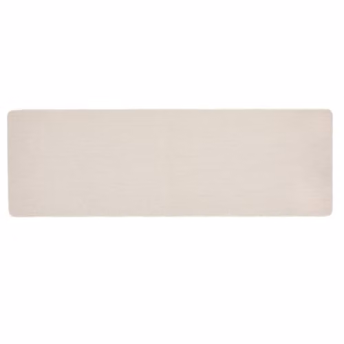 My Mat Plain Stain Resistant Kitchen Runner in Beige, W: 67 cm, L: 200 cm