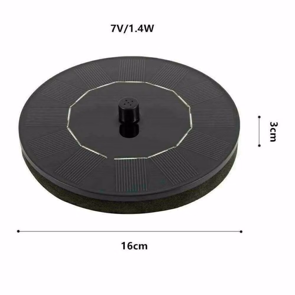 EONLION Black Solar Floating Fountain Pump Water Feature for your Garden – 2
