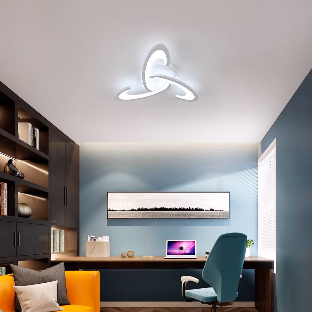 Goeco Modern LED Ceiling Light, 36W, 6500K Cool White, White – 2