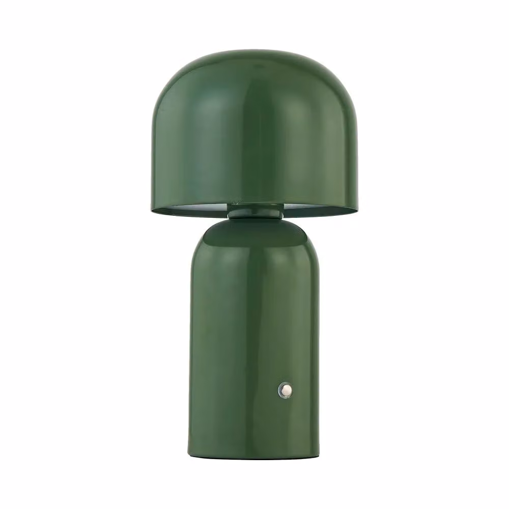 First Choice Lighting Christina Green LED Rechargeable Touch Table Lamps Twin Pack – 2