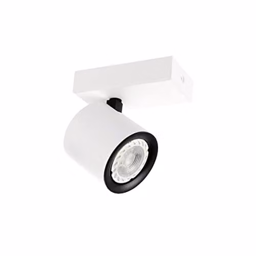 Netlighting Karlota Modern Single Cylinder Ceiling Spotlight GU10 in White