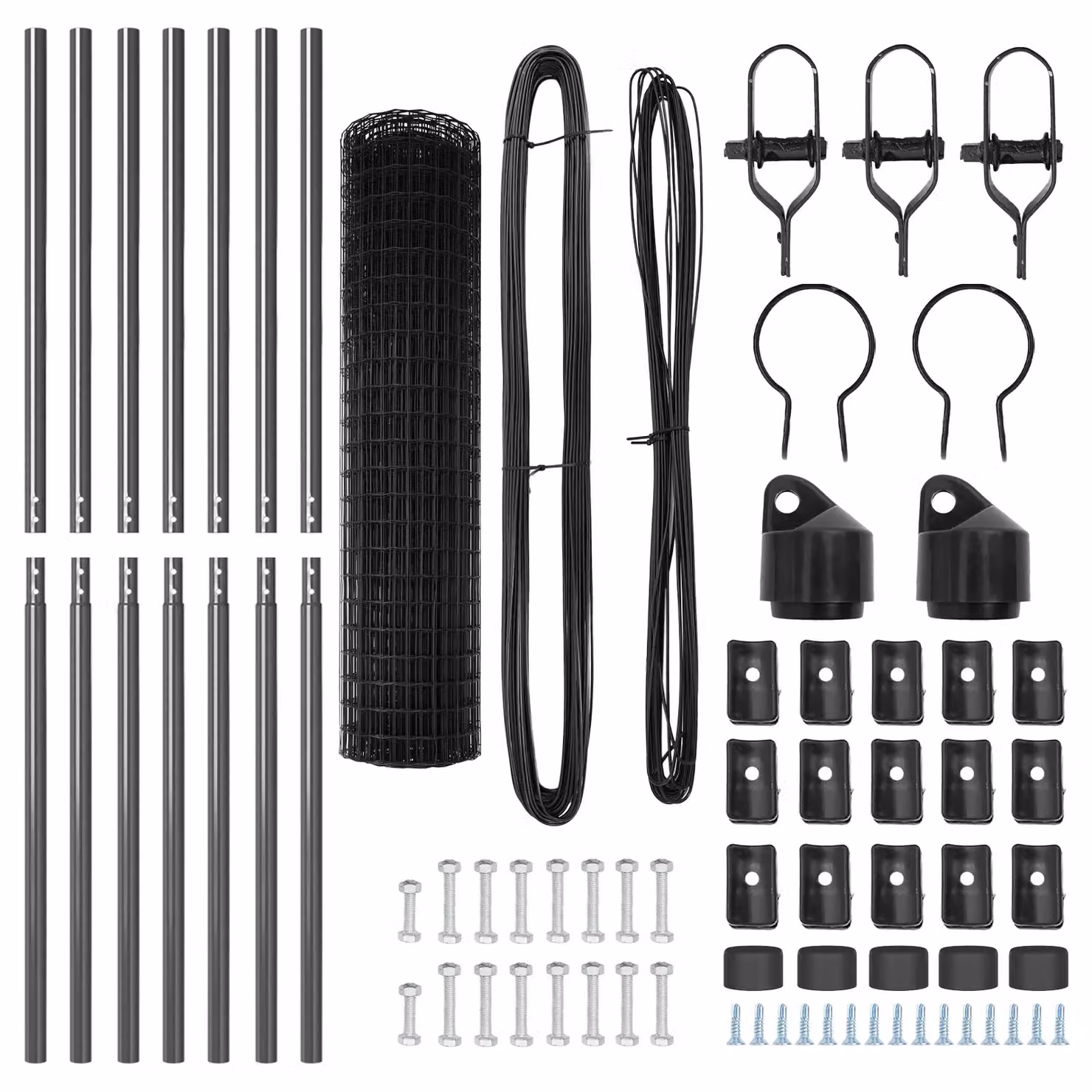 Berkfield Home Euro Fence with 13 Posts, Galvanised Steel, Grey and Silver, W: 25 m, H: 1.2 m – 4