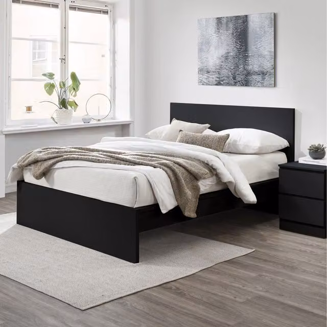 Birlea Oslo Modern King Bed in Black