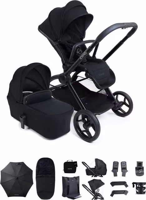 iCandy Core 2 Pushchair and Carrycot Bundle in Black