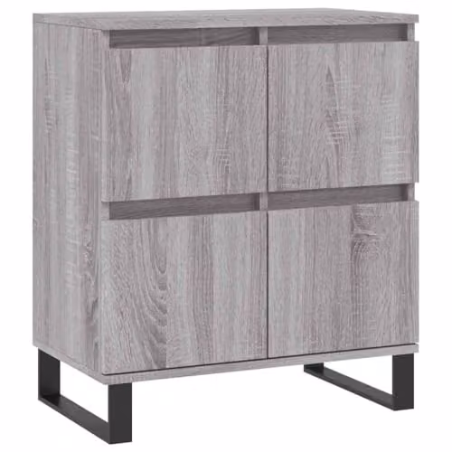 vidaXL Modern Grey Sonoma Sideboard W/D/H: 60 x 35 x 70 cm
