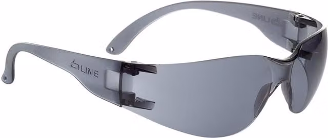 Bolle Safety Bl30 B-line Tinted Safety Glasses in Grey and Multicolour (EN 166)