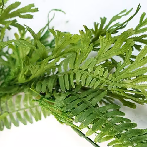 Leaf Green Artificial Hanging Trailing Fern Garland Plant, 140 cm – 3