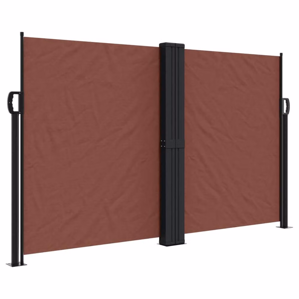 Berkfield Home Retractable Side Awning in Brown, W/H: 1200 x 140 cm – 2