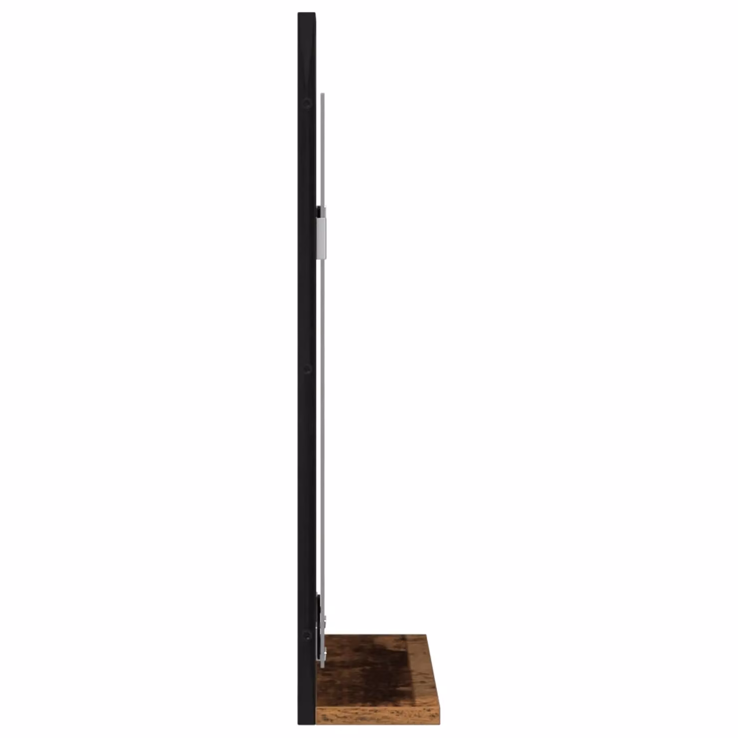 Berkfield Home Old Wood Bathroom Mirror in Brown, W/D/H: 50 x 12 x 60 cm – 3