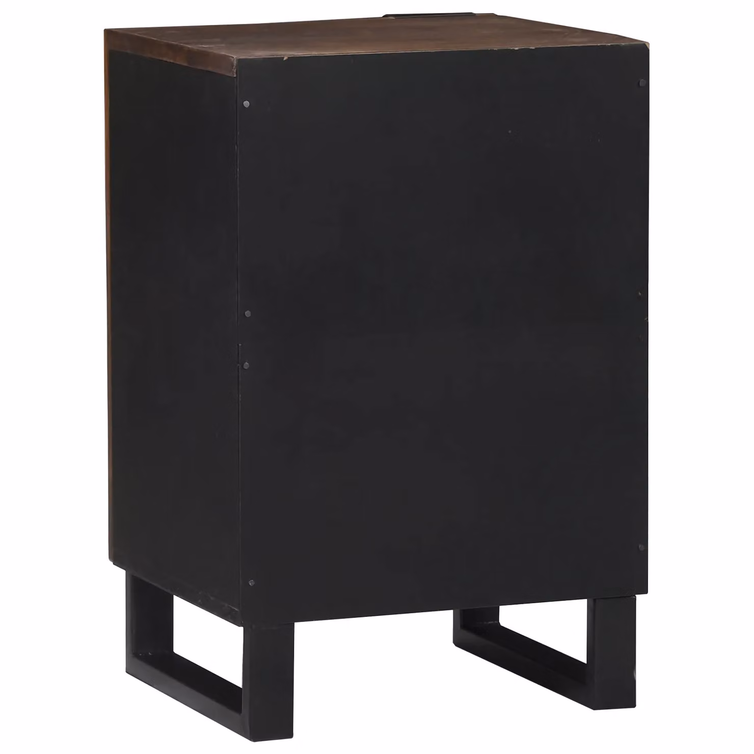 Berkfield Home Brown Solid Mango Wood Bathroom Cabinet W/D/H: 38 x 33.5 x 58 cm – 3