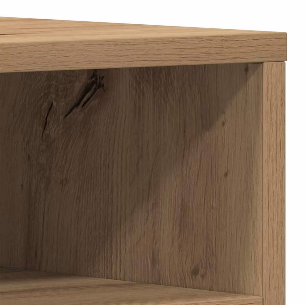 Berkfield Home Artisan Oak TV Cabinet in Brown, W: 150 cm, D: 44 cm, H: 44.5 cm – 5