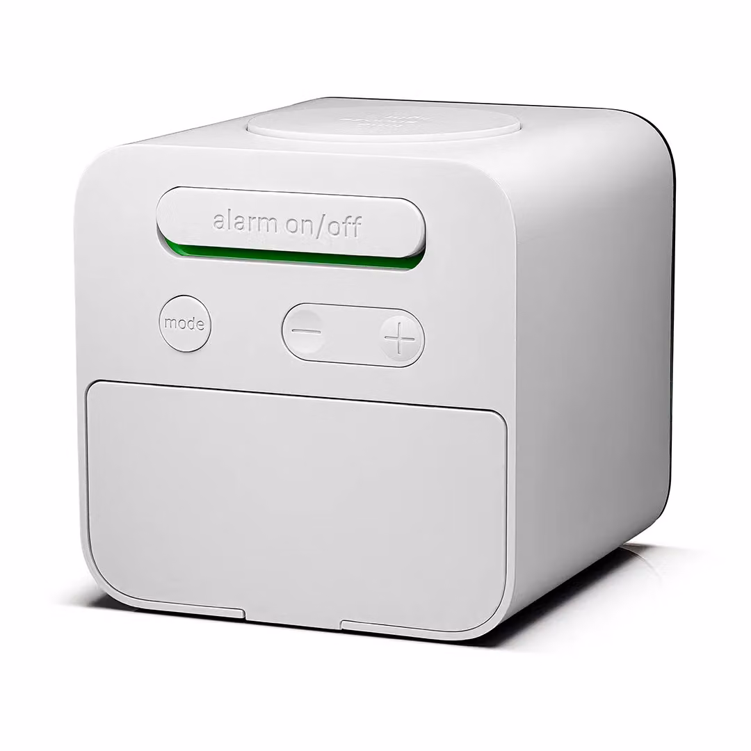 Braun Digital Speaking Alarm Clock in White – 3