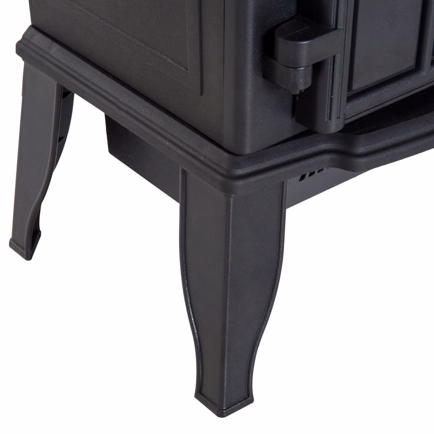 HOMCOM Freestanding Electric Fireplace Heater in Black with 2000W Power Output – 5