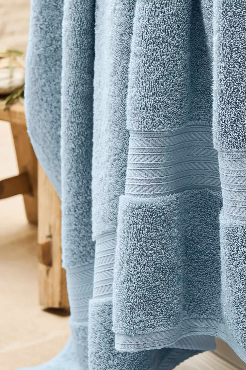 Christy Renaissance 8 Piece Egyptian Cotton Towel Bale in Mid Blue, 675GSM – 3