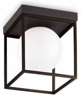 Netlighting Lingotto Globe Ceiling Light in Black