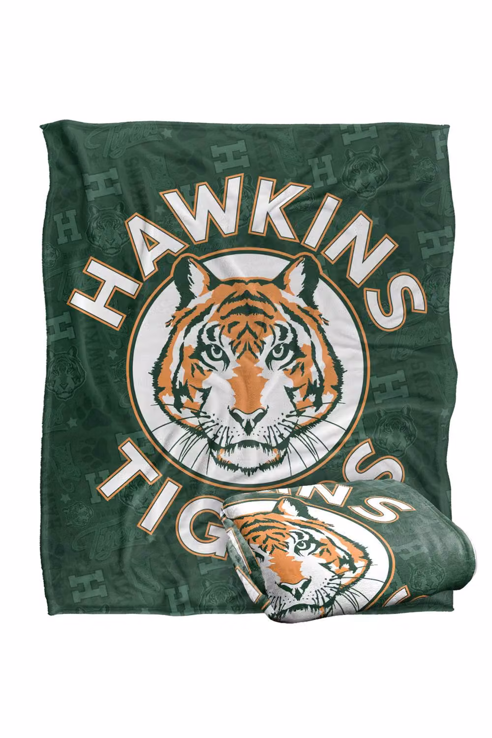 Stranger Things Hawkins Tigers Super Soft Throw Blanket, Multicolour, W: 152 cm, D: 127 cm – 2