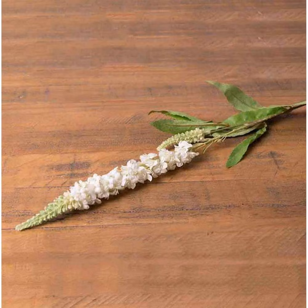Lemon Pavilion Furniture and Decor White Veronica Stem Artificial Plant, W17 x D17 x H76 cm – 2