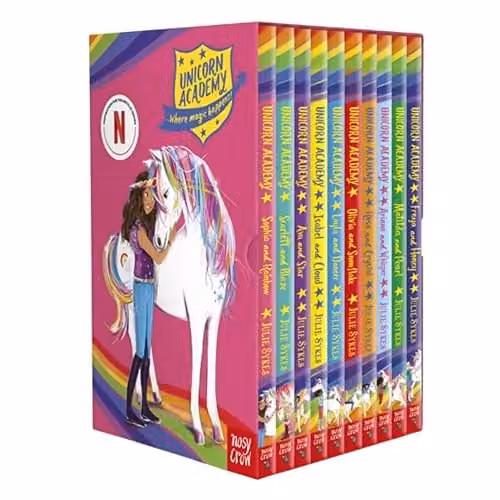 Unicorn Academy: Where Magic Happens Boxset by Nosy Crow, Multicolour Paper Books