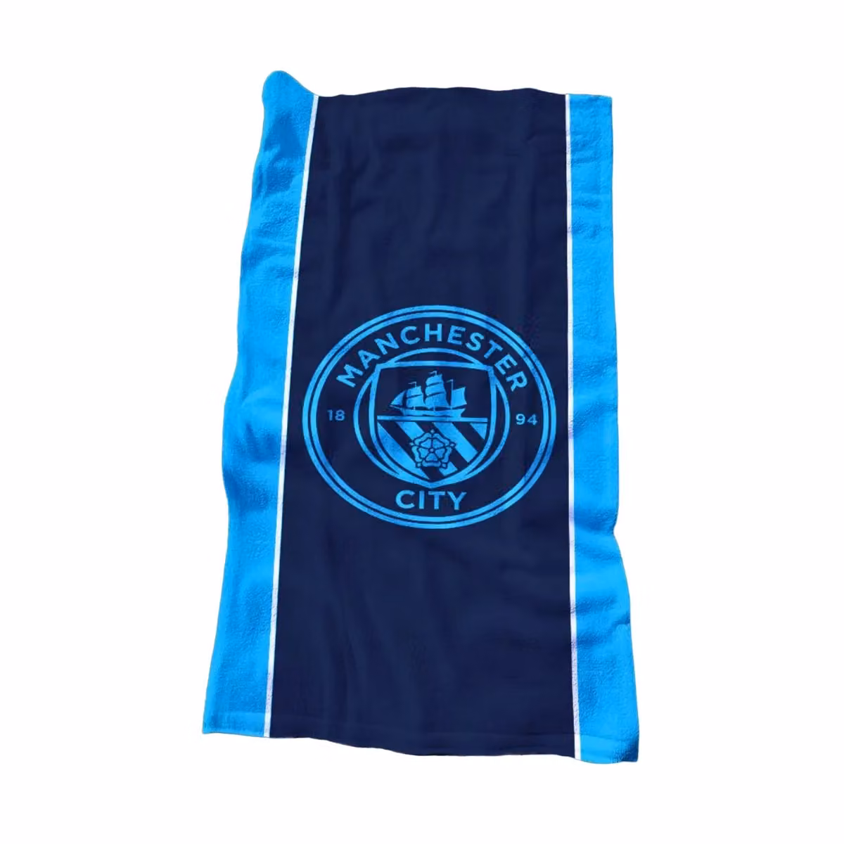 Manchester City FC Blue Cotton Beach Towel, W: 150 cm, H: 75 cm – 2