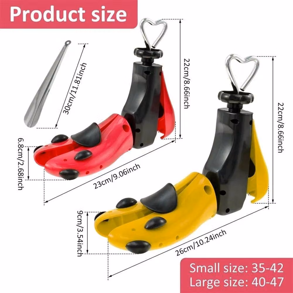 NESTLUNE Pink 2X Boot Shoe Stretcher for Men and Women, W/D/H: 100 x 15 x 15 cm – 2