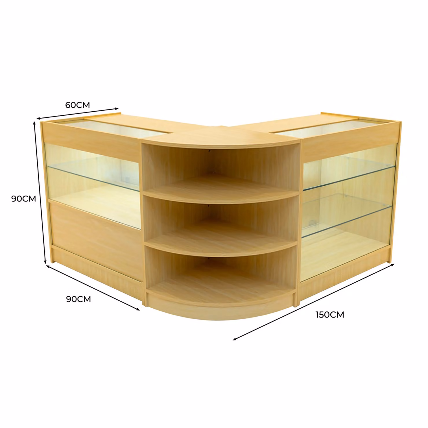 Monstershop Calliope LED Shop Counter Set K900, C900 & LM60 in Maple Beige – 3
