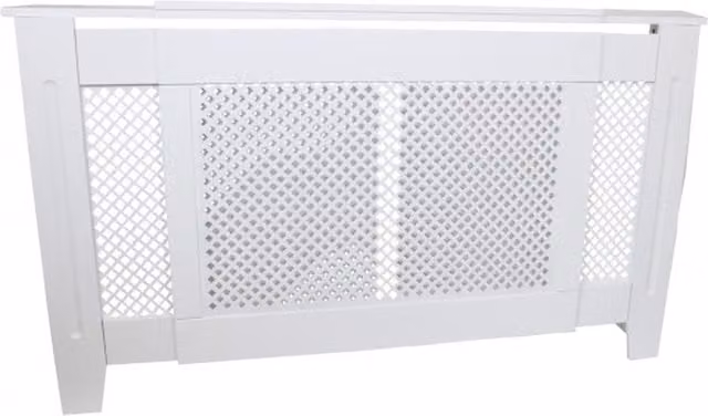 Monstershop White Adjustable MDF Radiator Cover