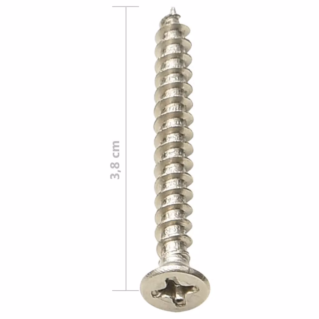 Berkfield Home Decking Clips with Screws, 200 Pieces, Black Plastic and Stainless Steel 304 – 4