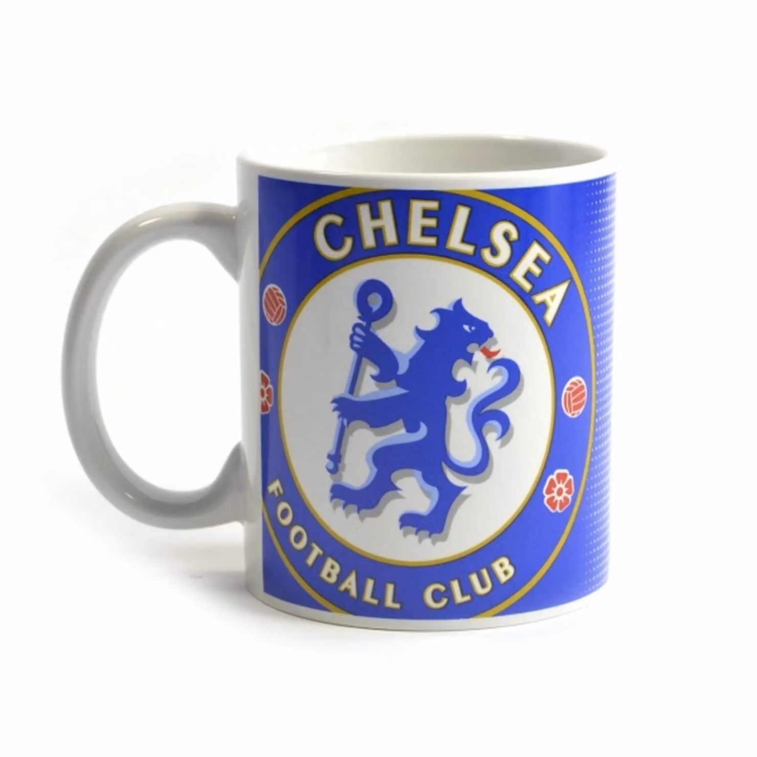 Chelsea FC Halftone Ceramic Mug in Blue and White, 0.3 kg – 3