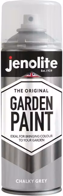 Jenolite Weatherproof Matt Grey Wood Paint Spray, 0.4 l