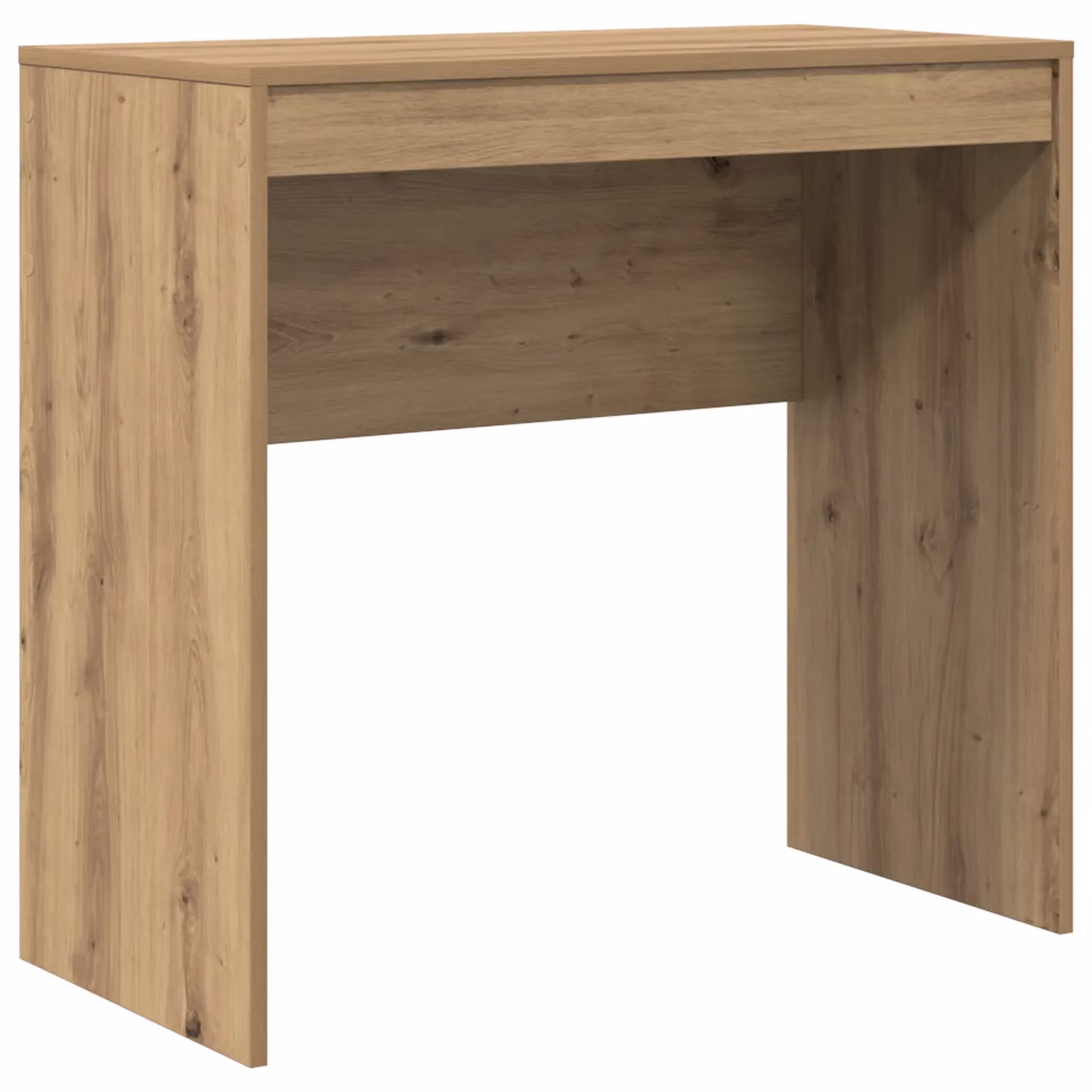 Berkfield Home Artisan Oak Writing Desk in Brown, W/D/H: 80 x 40 x 76 cm – 2