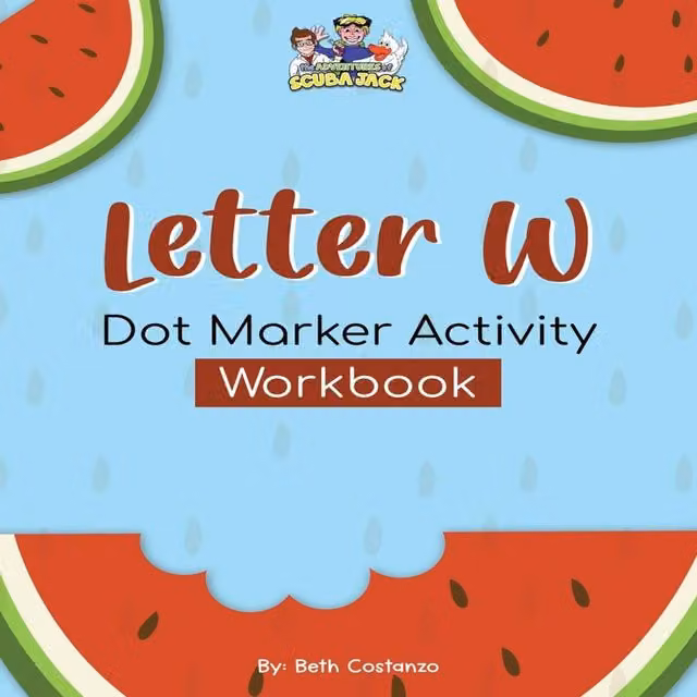 Beth Costanzo Letter W Dot Marker Activity Workbook by Majestic Learning Publishers, Multicolour Paperback