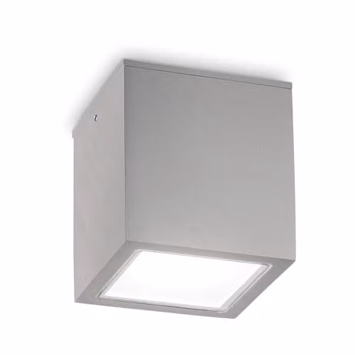 Ideal Lux Techo Big Surface Mounted Downlight, Grey, IP54