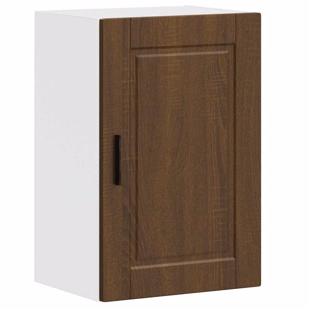 Berkfield Home Porto Kitchen Wall Cabinet in Brown Oak Engineered Wood W/D/H: 60.0 x 31.0 x 40.0 cm – 2