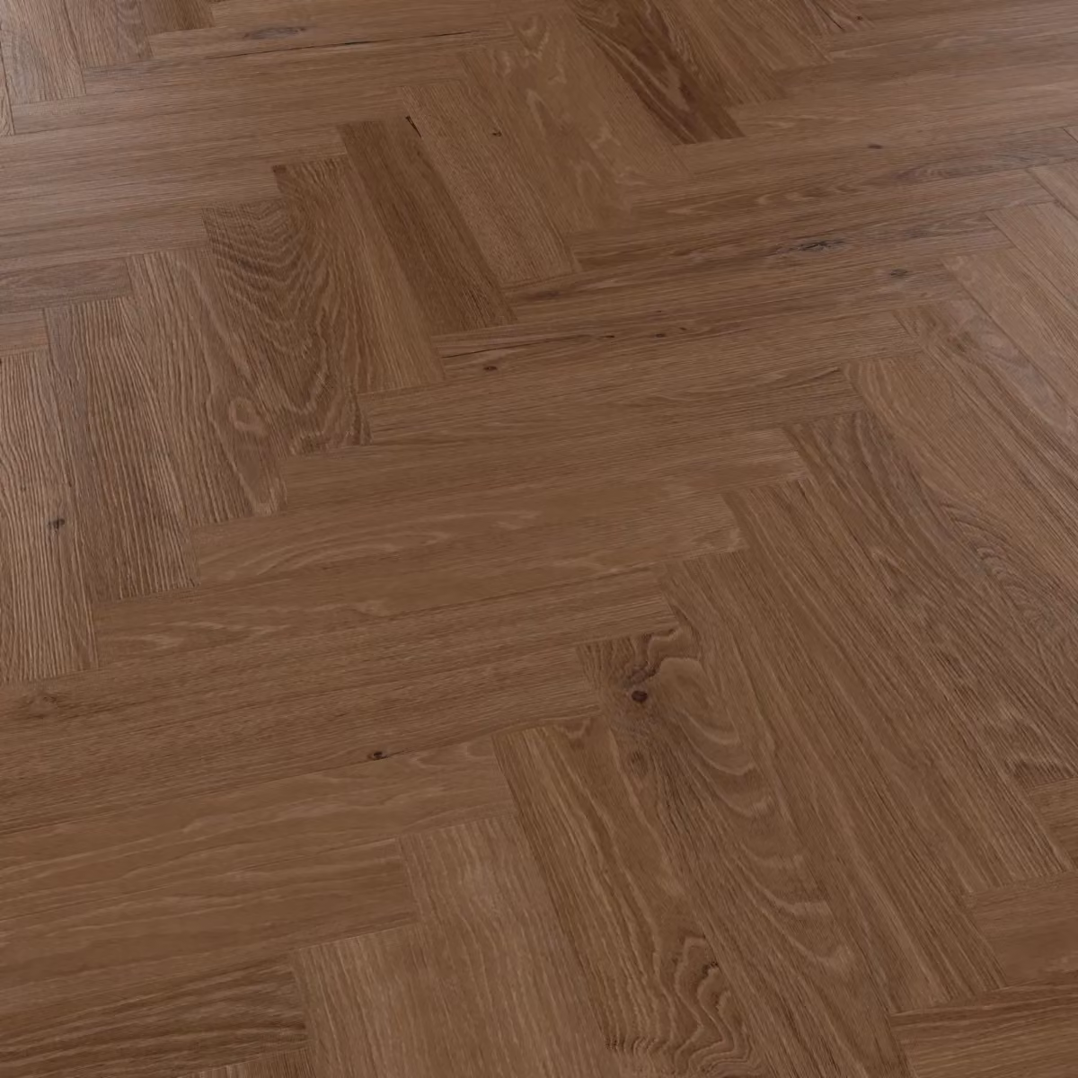 Palio Wood Effect Herringbone Glue Down Luxury Vinyl Tile in Brown, 2mm Thickness – 1
