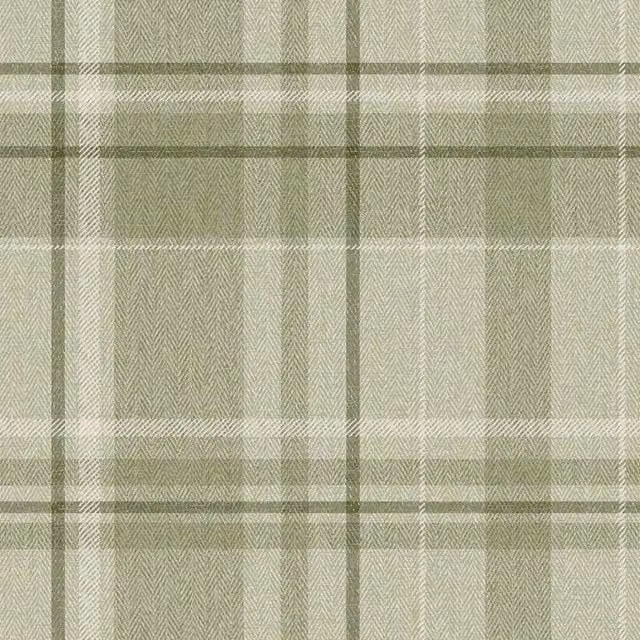 Crown Harris Checked Abstract Paper Wallpaper in Green