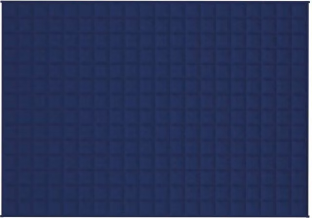 Berkfield Home Blue Weighted Blanket, 10 kg, W: 138 cm, L: 200 cm – 1