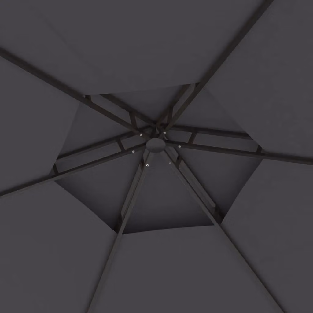 Berkfield Home Gazebo with Sidewalls, Anthracite and Black, W: 310 cm, D: 270 cm, H: 270 cm – 3