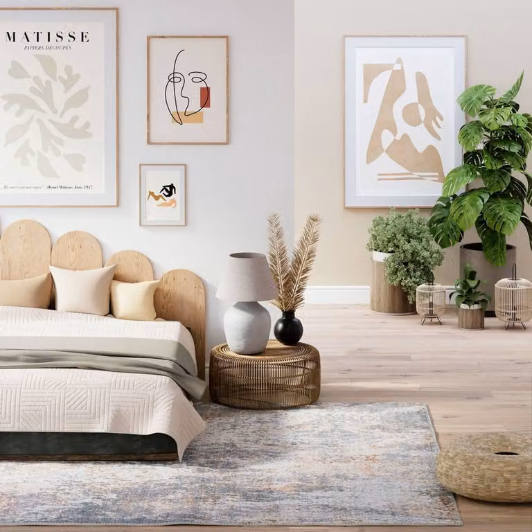 Kukoon Grey and Beige Abstract Modern Flatwoven Area Rug and Hallway Runner W/D/H: 60 x 240 cm