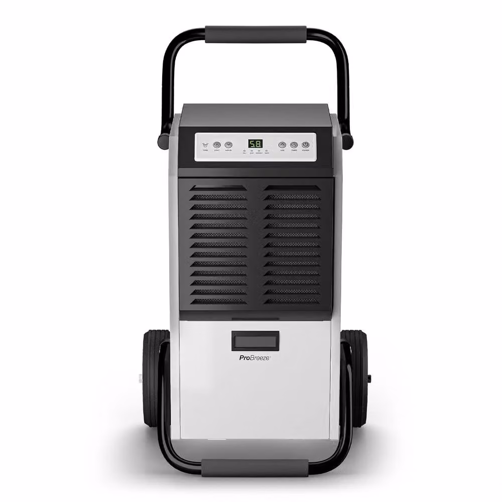 Pro Breeze 50L Industrial Dehumidifier in White – 3