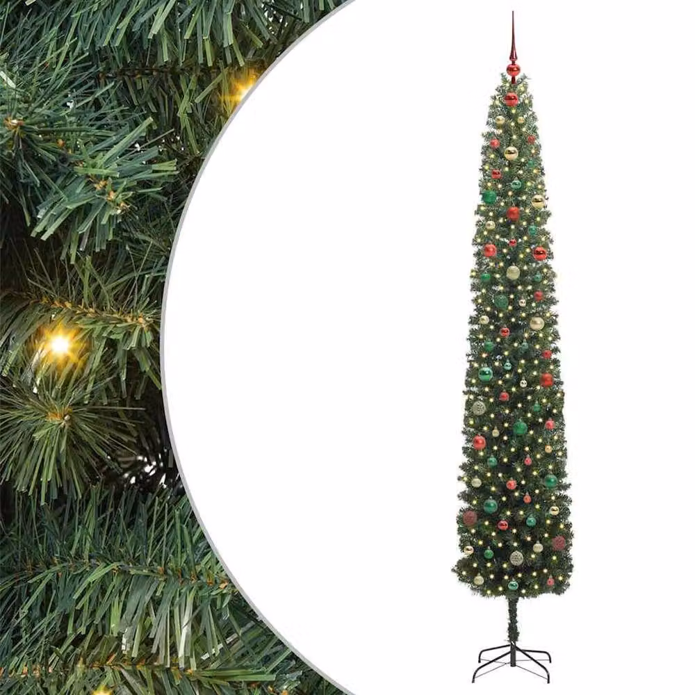 Berkfield Home Artificial Christmas Tree with 300 LEDs and Stand, Green, Height: 300 cm – 2