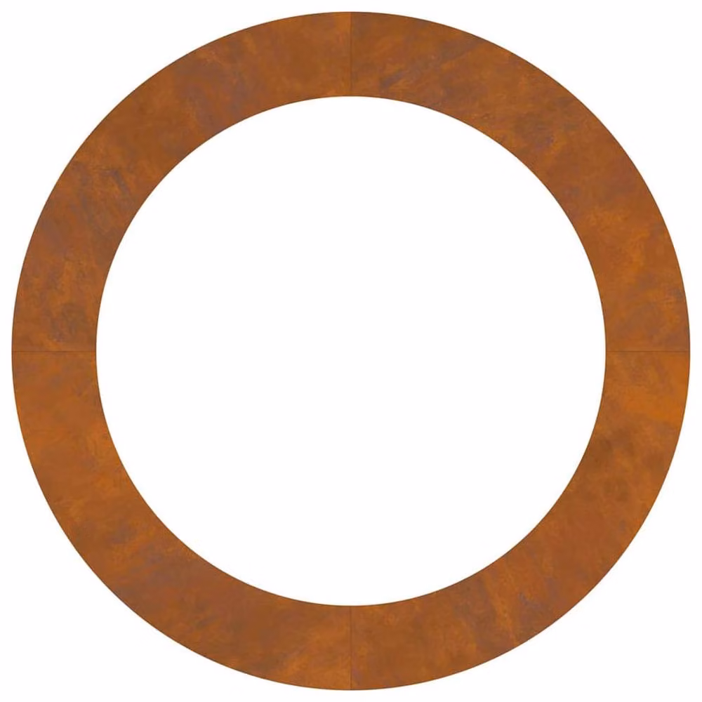 Berkfield Home Large Corten Steel Planter Tub in Brown and Multicolour – 2