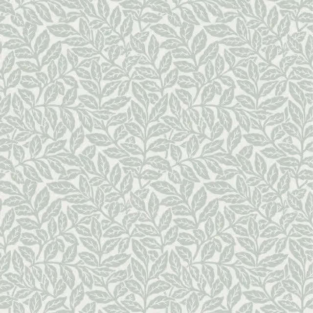 Crown Archives Branch Botanical Floral Wallpaper in Light Green Matt Paper Roll