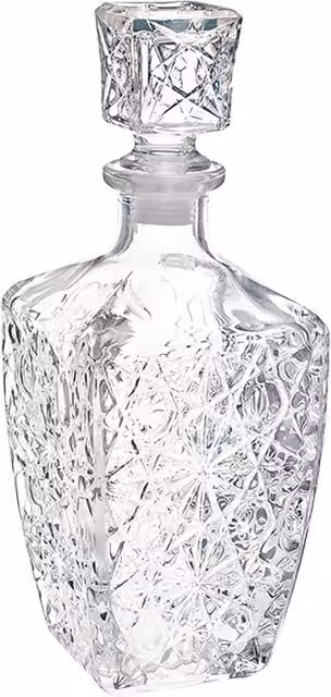 Bormioli Rocco Dedalo Whisky Decanter, 780ml, Transparent