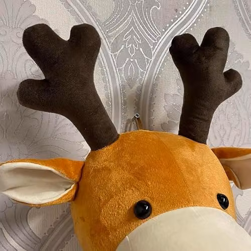Minster Reindeer Head Hanger in Brown, W: 20 cm, D: 18 cm, H: 30 cm – 2