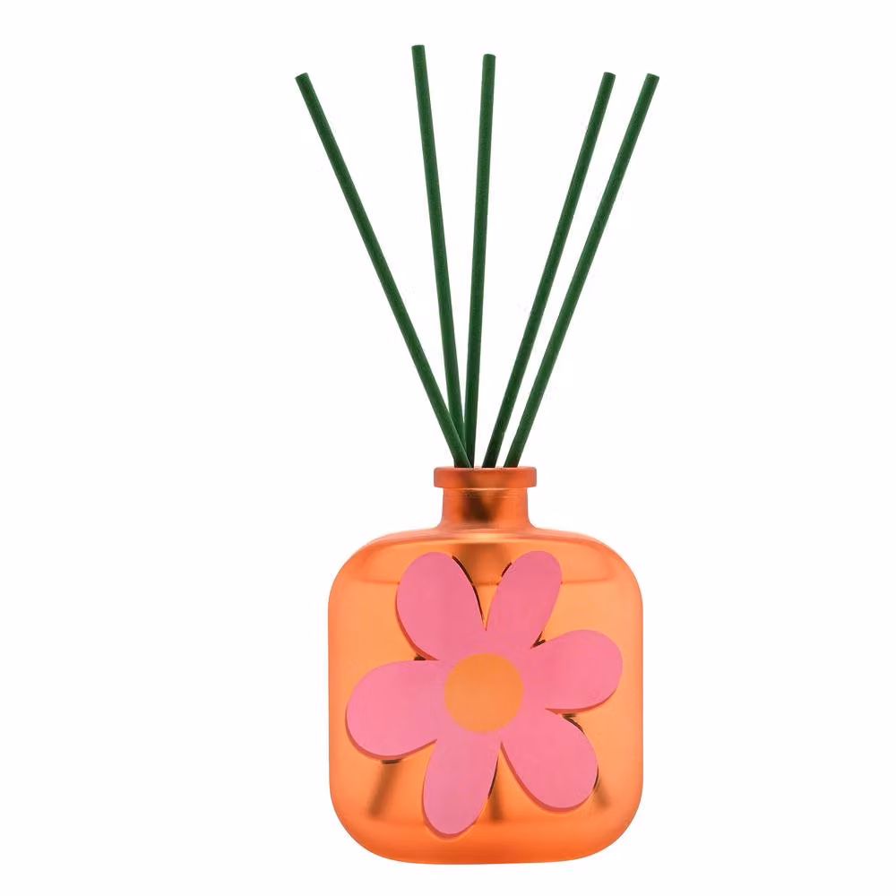 Studio Blom Super Duper Reed Diffuser in Multicolour Glass with Floral Scent – 2
