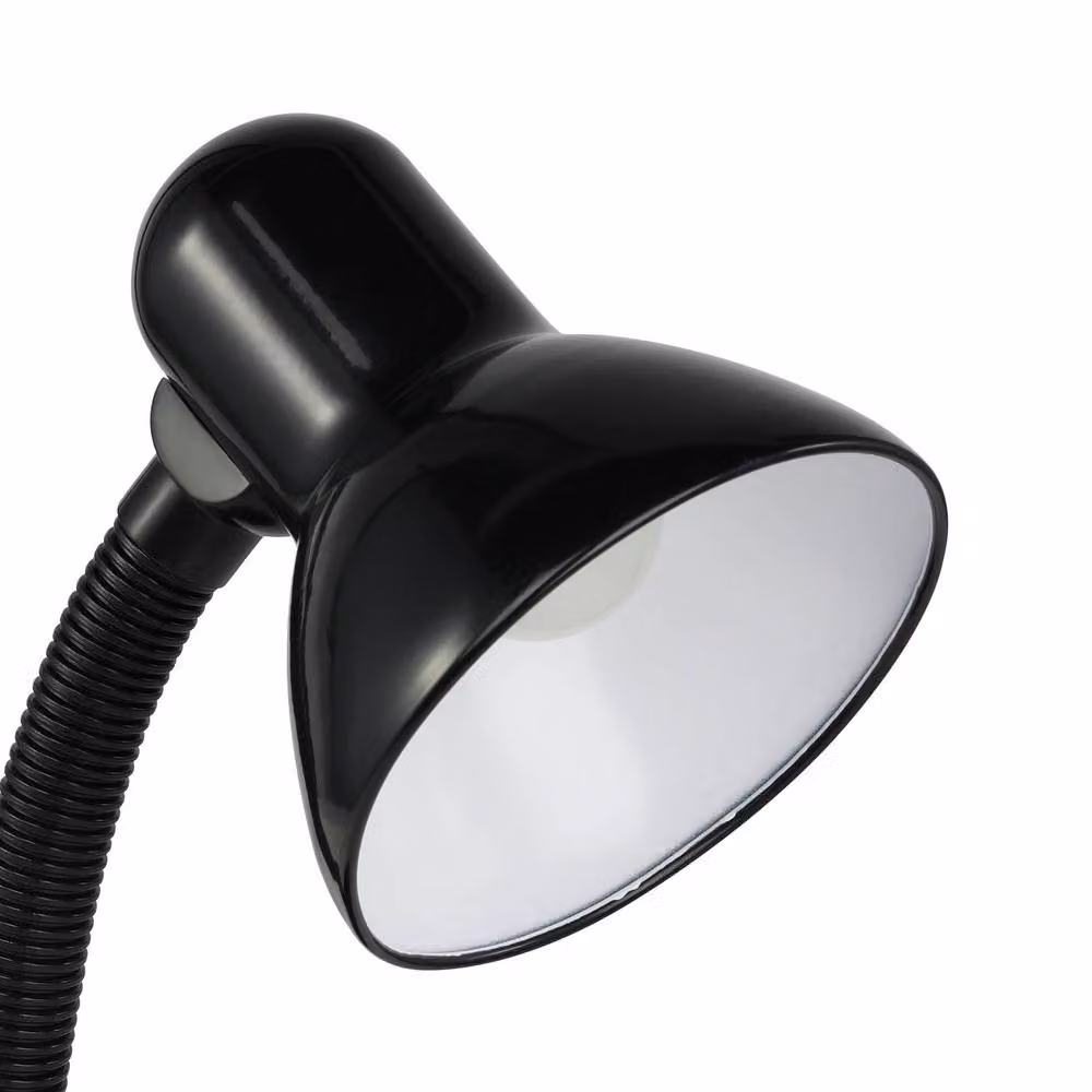 Eglo Basic Adjustable Black Plastic and Metal Table Lamp – 3