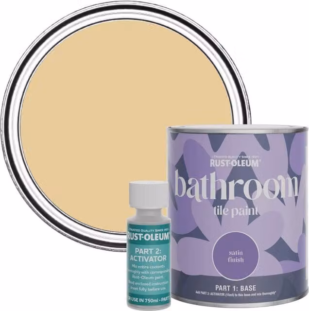 Rust-Oleum Bathroom Tile Paint in Satin Finish, Sandstorm, 0.75 l