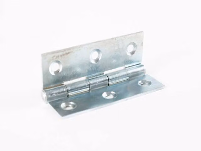 Unifix PRS 1838 Light Steel Screw-On Butt Hinge, Silver, 100mm, Box of 5