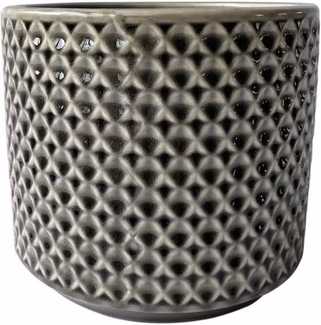 KDMD Hortus Almada Pot Grey W: 17 cm, D: 14 cm – 1
